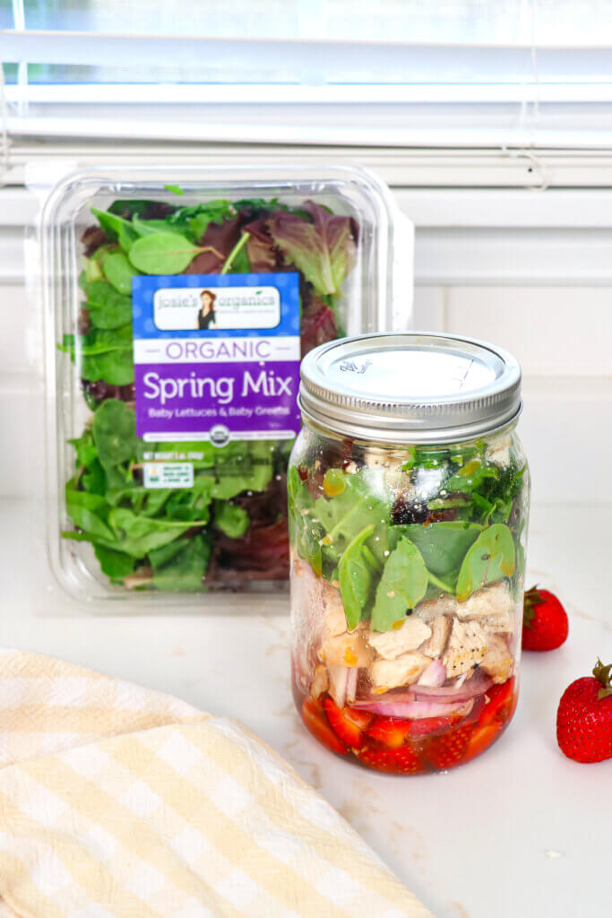Strawberry Mason Jar Summer Salads