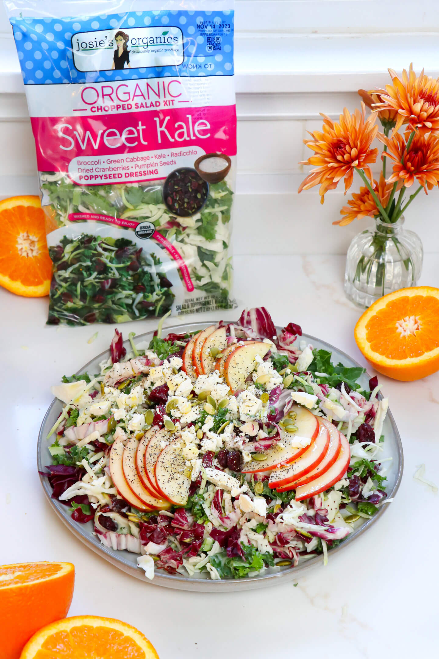 Sweet Kale & Apple Harvest Salad